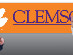 Clemson Tigers Banner 8'x2'
