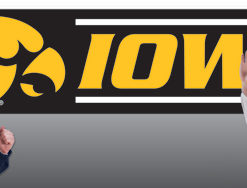Iowa Hawkeyes 8'x2' Banner, Hawkeyes 8'x2' Banner, Iowa Hawkeyes Giant 8' x 2' Banner