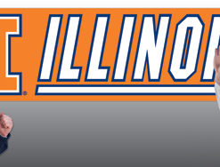Illinois 8' Banner 8'x2'
