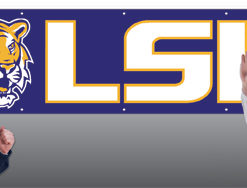 LSU Tigers Banner 8'x2'