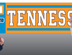 Tn Lady Vols 8' Banner 8'x2'