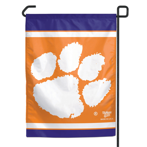 Clemson University 12"X18" Garden Flag