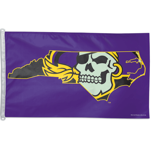 East Carolina Pirate State 3x5' Flag