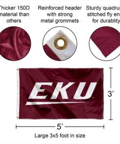 Eastern Kentucky Colonels Flag - Deluxe 3' X 5'