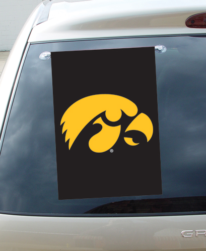 Iowa Hawkeyes Garden Flag/Window 18"x12"