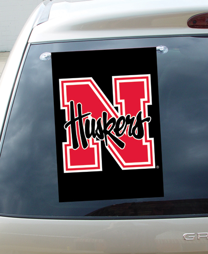 Nebraska Garden Flag/Window 15"x10.5"