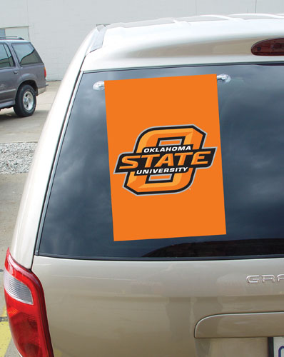 Oklahoma State Garden Flag/Window 15"x10.5"