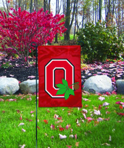 Ohio State Garden Flag 12"x18"