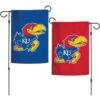 Kansas Jayhawks 12x18 inch 2-Sided Garden Flag
