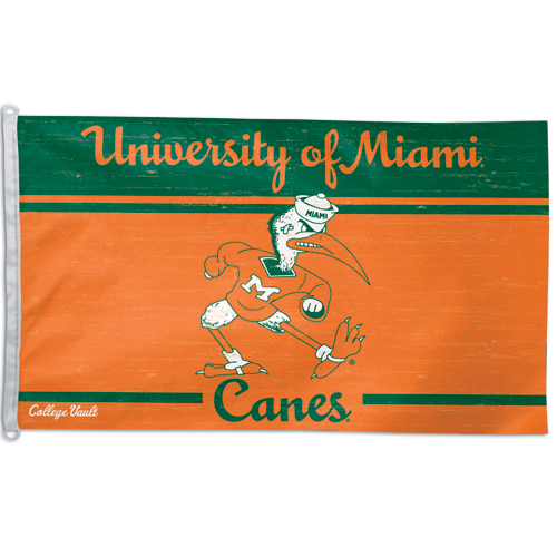 Miami U College Vault 3x5' Flag