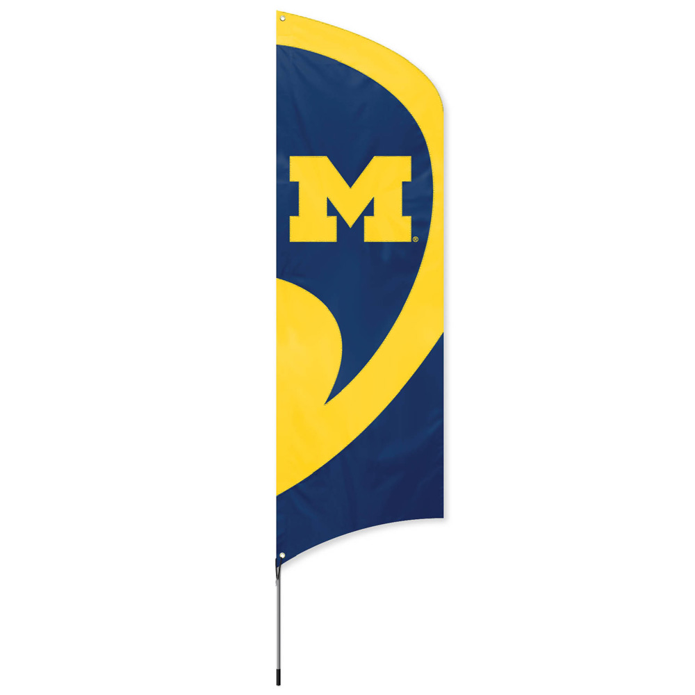 Michigan Tall Flag 8.5'x2.5'