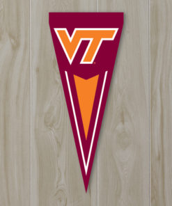 Virgina Tech Yard Pennat 34"x14"