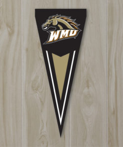 Western Michigan Yard Pennat 34"x14"