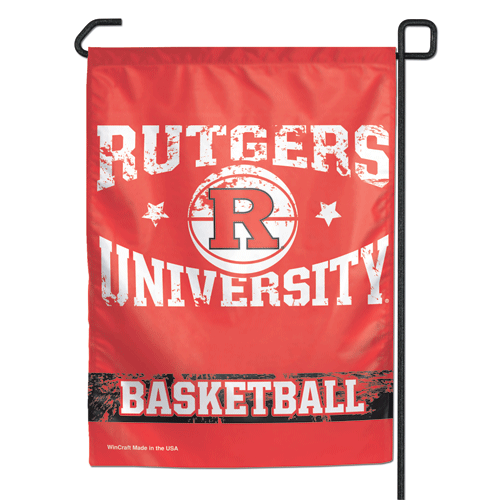 Rutgers 12"X18" Garden Flag