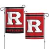 Rutgers 12"X18" Garden Flag, Rutgers Scarlet Knights Garden Flags 2 sided 12.5" x 18", Rutgers Scarlet Knights Garden Flag, Rutgers Garden Flag