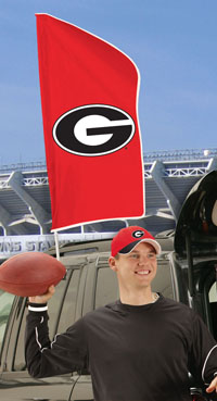 Georgia Tailgate Flag 42"x20"