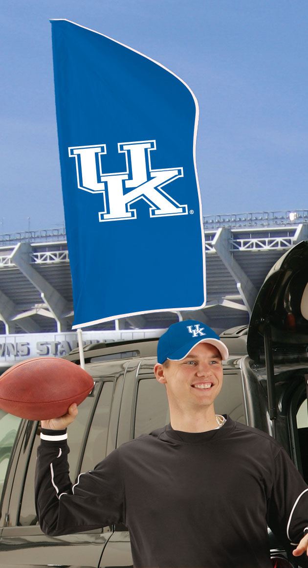 Kentucky Tailgate Flag 42"x20"