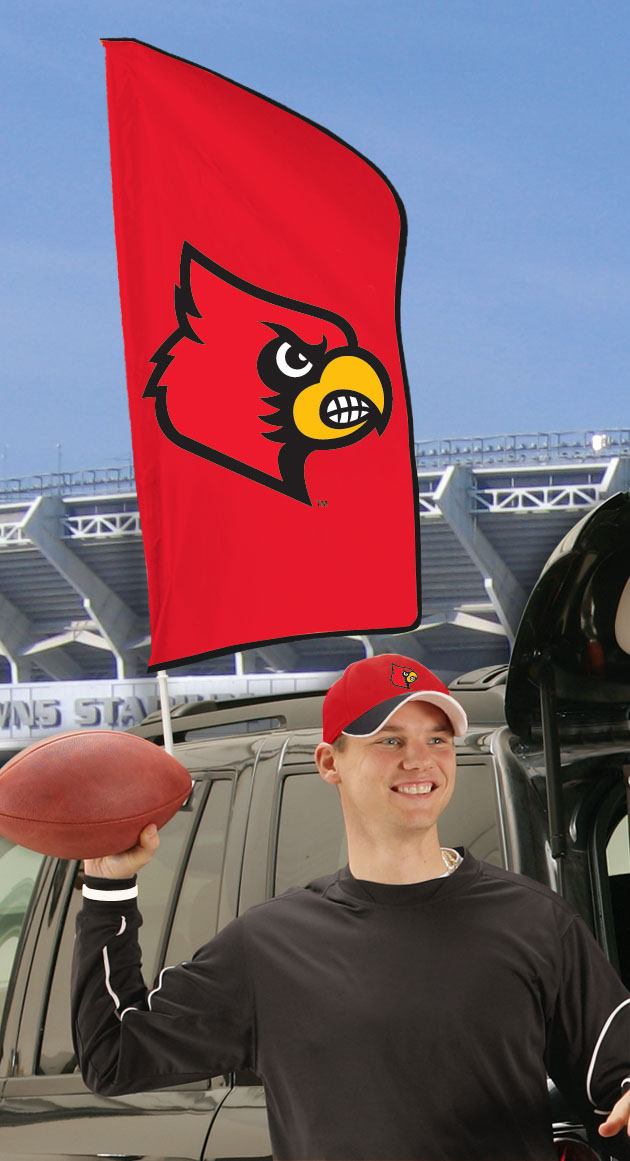 Louisville Tailgate Flag 42"x20"