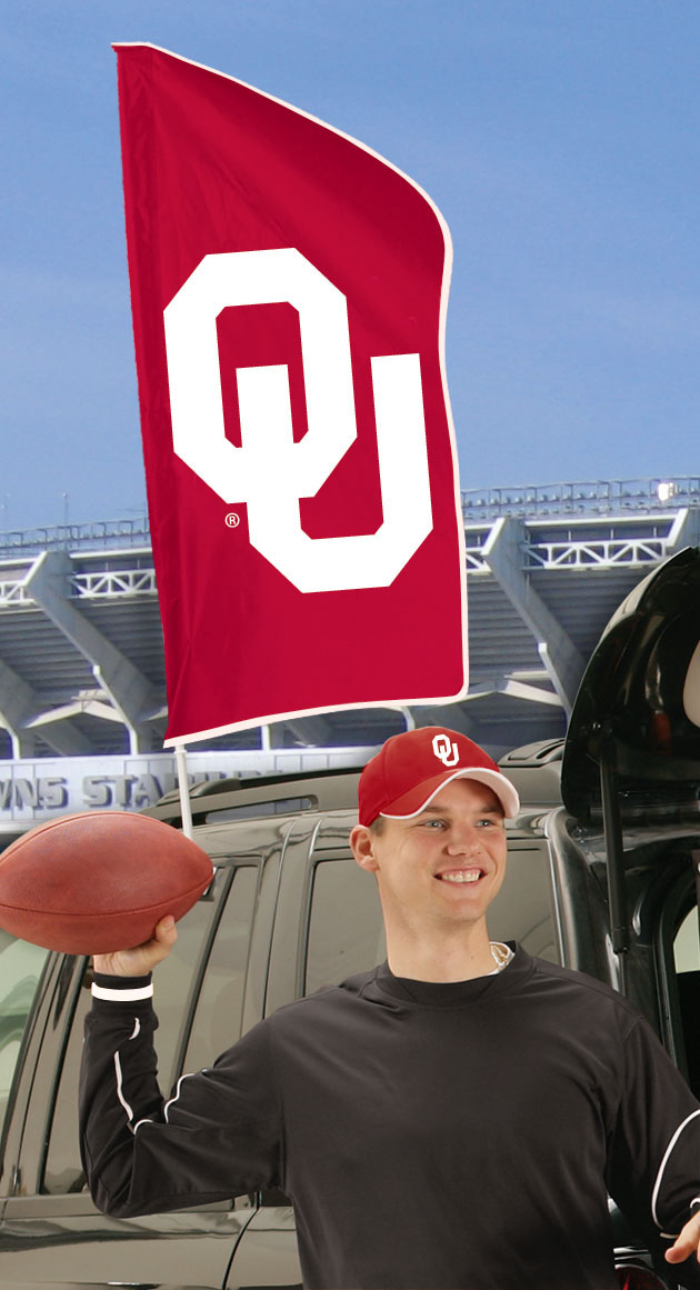 Oklahoma Tailgate Flag 42"x20"