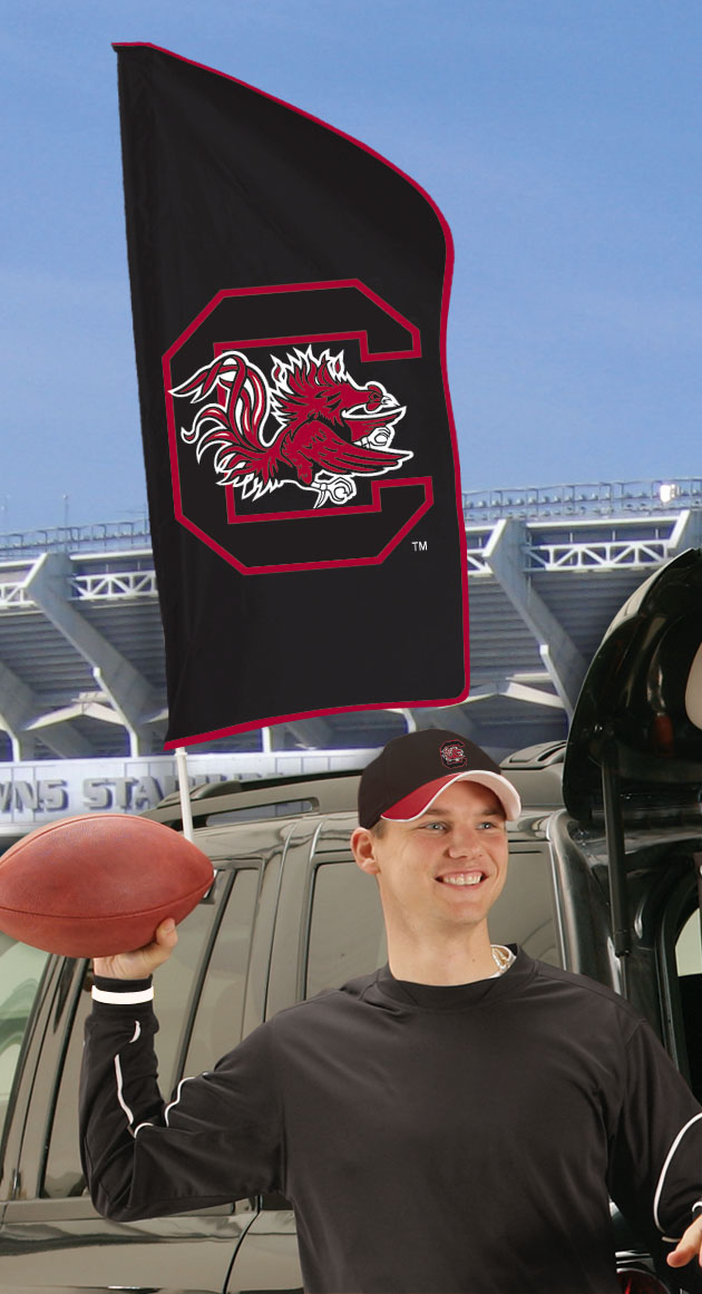 S Carolina Tailgate Flag 42"x20"