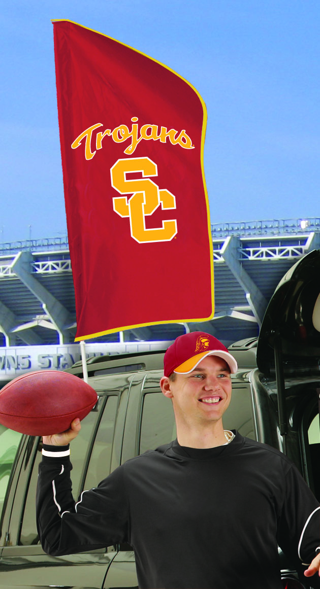 USC Trojans Tailgate Flag 42"x20"