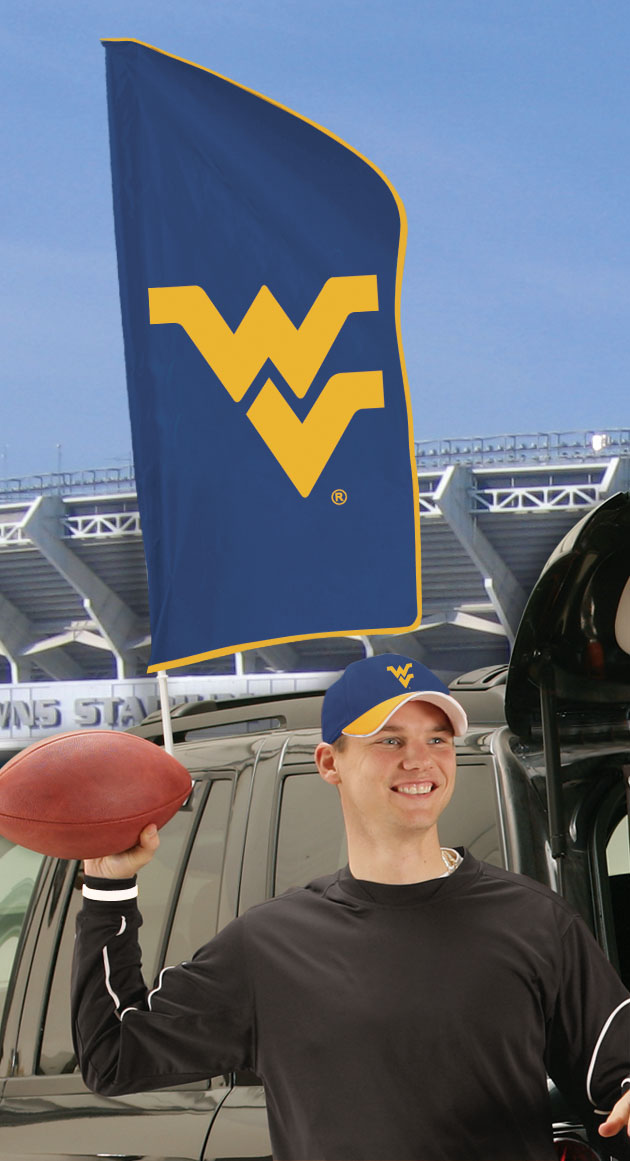 West Virginia Tailgate Flag 42"x20"