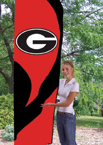 Georgia Bulldogs Tall Team Flag Kit