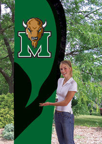 Marshall Tall Flag 8.5'x2.5'