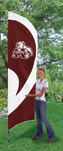 Mississippi State Tall Flag 8.5'x2.5'