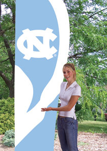 North Carolina Tall Flag 8.5'x2.5'