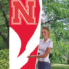 Nebraska Cornhuskers Tall Team Flag Kit with Pole