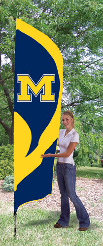 Michigan Tall Flag 8.5'x2.5'