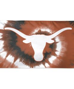 Texas Longhorns TIE DYE Flag, University of Texas Flag, Texas Longhorns Flag 3' x 5', Texas Longhorns Flags, University of Texas Longhorns Flag, Texas Longhorns UT 3x5 Flag