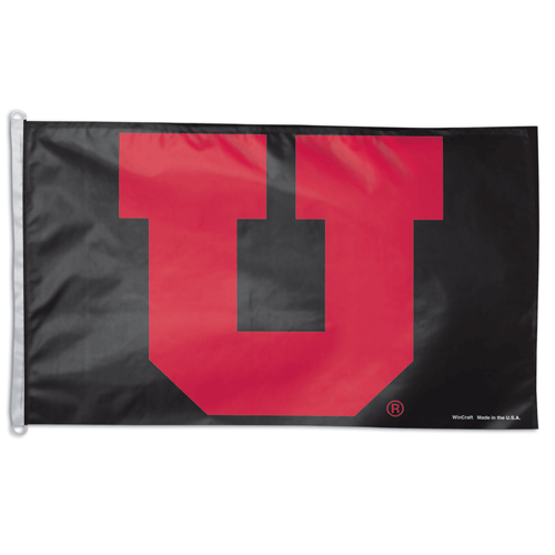 University of Utah Black 3x5' Flag