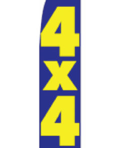 4x4 Swooper Flags 2.5'x11.5'
