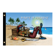 Flip Flops Pirate 12"X18" Nylon D/S