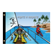 Off Duty Pirate 12"X18" Nylon D/S