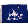 Happy Hour Fish 12"X18" Nylon D/S