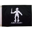 Black Bart 12"X18" Nylon D/S