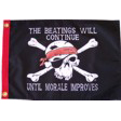 Beatings will Continue. 2'X3'