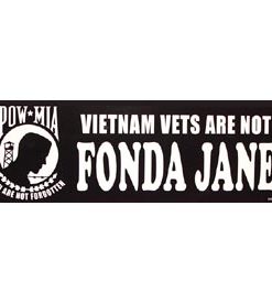 Not Fonda Jane Bumper Sticker