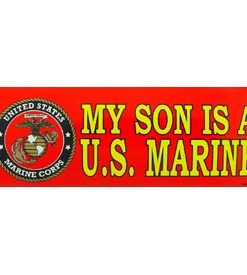 Son is a Marine Bumper Sticker