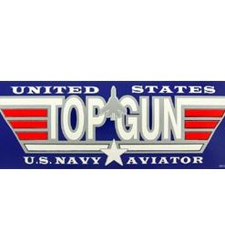 Top Gun Bumper Sticker