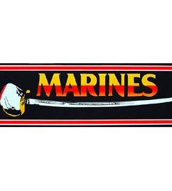 Marines Sword Bumper Sticker