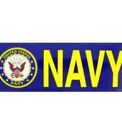 Navy Bumper Sticker