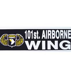 101st Airborne Wing Bumper Sticker