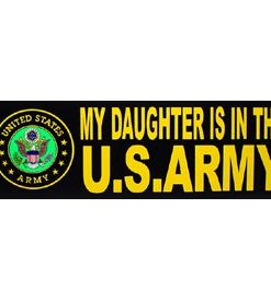 Daughter in the Army Bumper Sticker