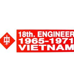 Viet 18th Eng 65-71 Bumper Sticker