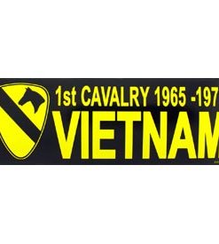Viet - 1st Cavalry 65-71 Bumper Sticker
