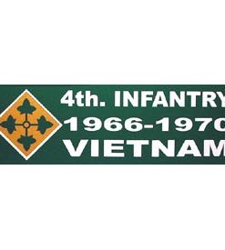 Viet 4th Inf 66-70 Bumper Sticker